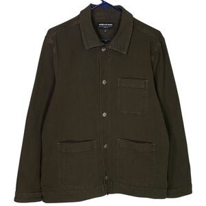 American Giant Roughneck Chore Jacket Womens M Dark Brown Utility Barn Work NWOT